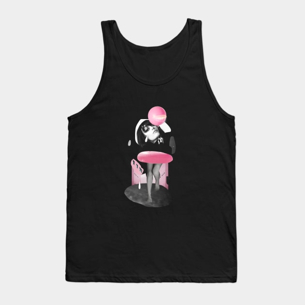 Fake Smile Tank Top by camibf